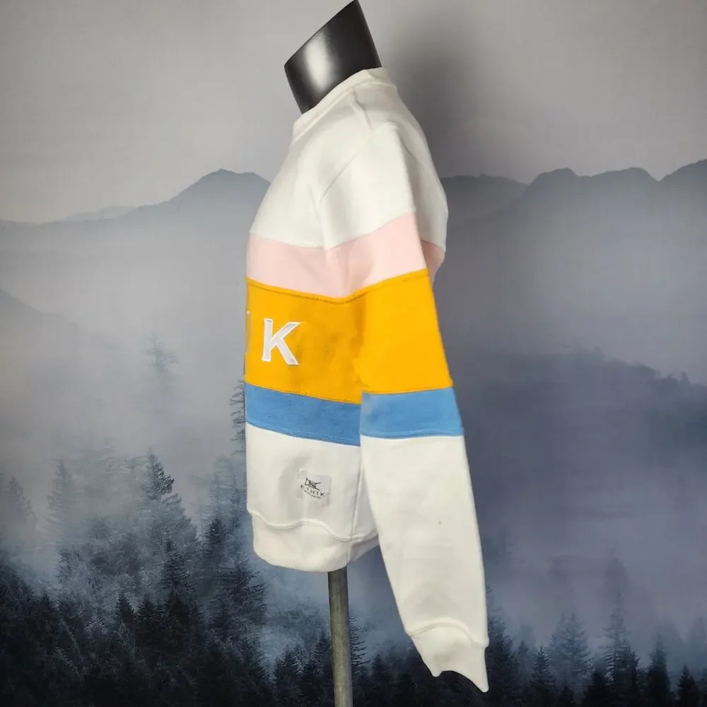 Ethik Color Block Crew Neck Sweatshirt | Men's Small